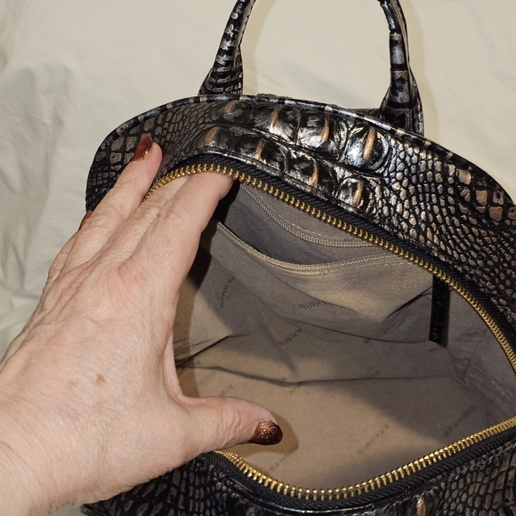 Brahmin Mini Dartmouth Backpack and wallet in Dusk - Picture 8 of 9